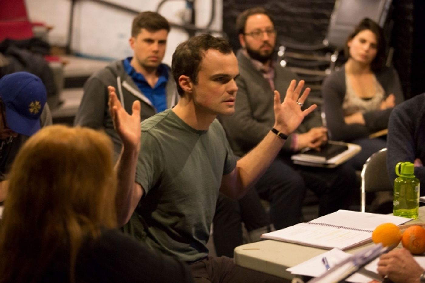 Photo Flash: In Rehearsal with Robert Cuccioli and More for Off-Broadway's SNOW ORCHID  Image
