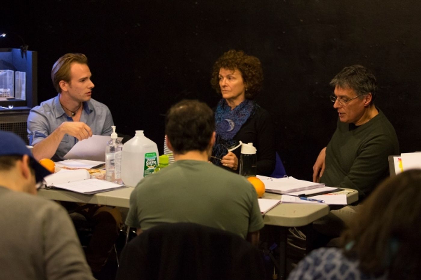 Photo Flash: In Rehearsal with Robert Cuccioli and More for Off-Broadway's SNOW ORCHID Photo Flash: In Rehearsal with Robert Cuccioli and More for Off-Broadway's SNOW ORCHID Image