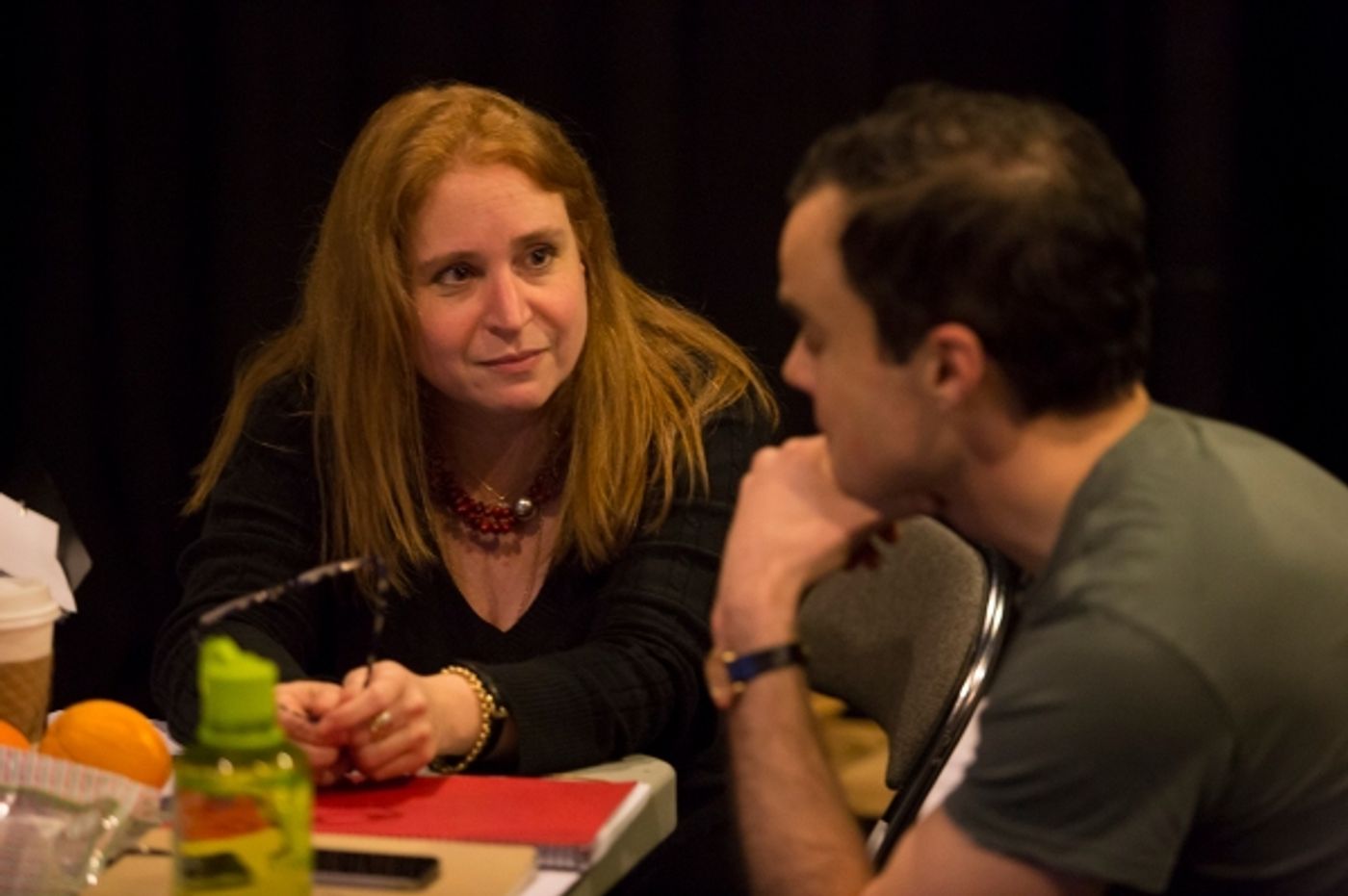 Photo Flash: In Rehearsal with Robert Cuccioli and More for Off-Broadway's SNOW ORCHID Photo Flash: In Rehearsal with Robert Cuccioli and More for Off-Broadway's SNOW ORCHID Image