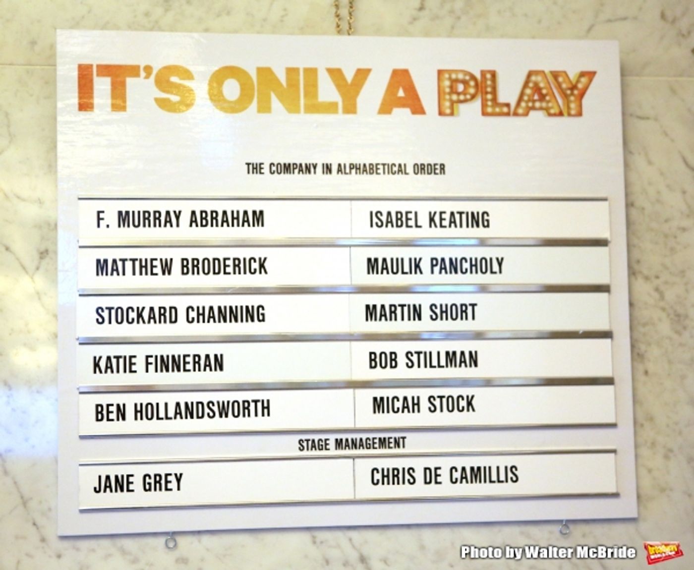 Photo Coverage: Martin Short, Katie Finneran &  Maulik Pancholy Join Cast of IT'S ONLY A PLAY on Broadway! Image