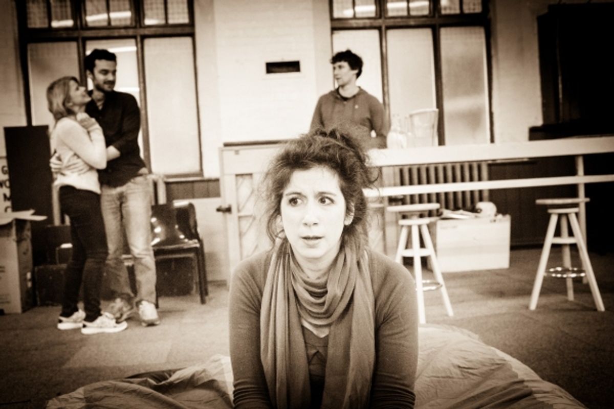 Gina Bramhill (Melody), Ilan Goodman (Liam), Jenna Augen (Daphna) and Joe Coen (Jonah) at 
