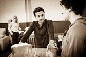 Gina Bramhill (Melody), Ilan Goodman (Liam) and Joe Coen (Jonah) Photo