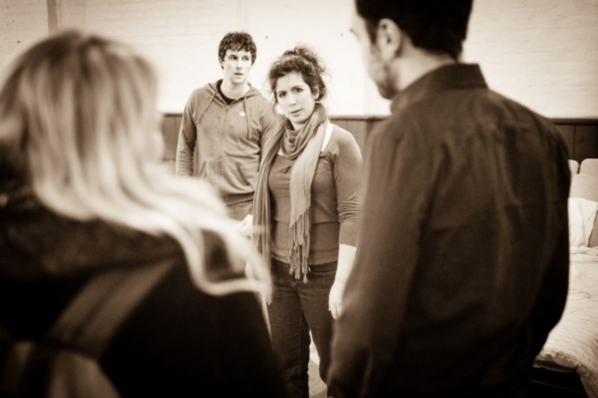 Gina Bramhill (Melody), Joe Coen (Jonah), Jenna Augen (Daphna) and Ilan Goodman (Liam) at 