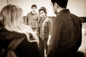 Gina Bramhill (Melody), Joe Coen (Jonah), Jenna Augen (Daphna) and Ilan Goodman (Liam Photo