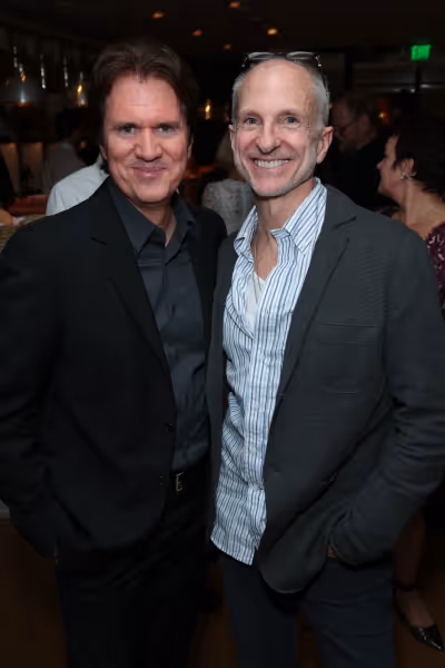 Rob Marshall and John DeLuca arrive as Disney celebrates the Golden Globes Best Pictu Photo