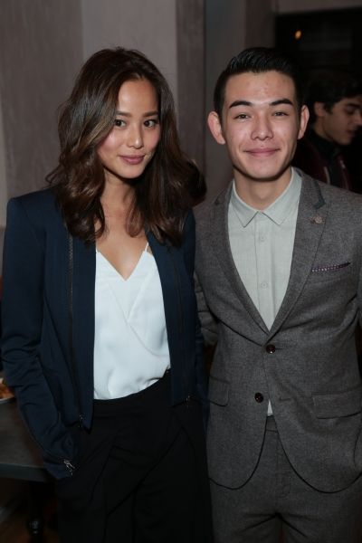 Jamie Chung and Ryan Potter arrive as Disney celebrates their 2015 Golden Globes nomi Photo