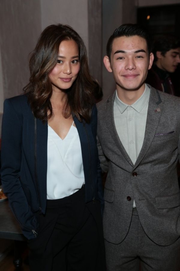 Jamie Chung and Ryan Potter arrive as Disney celebrates their 2015 Golden Globes nomi Photo