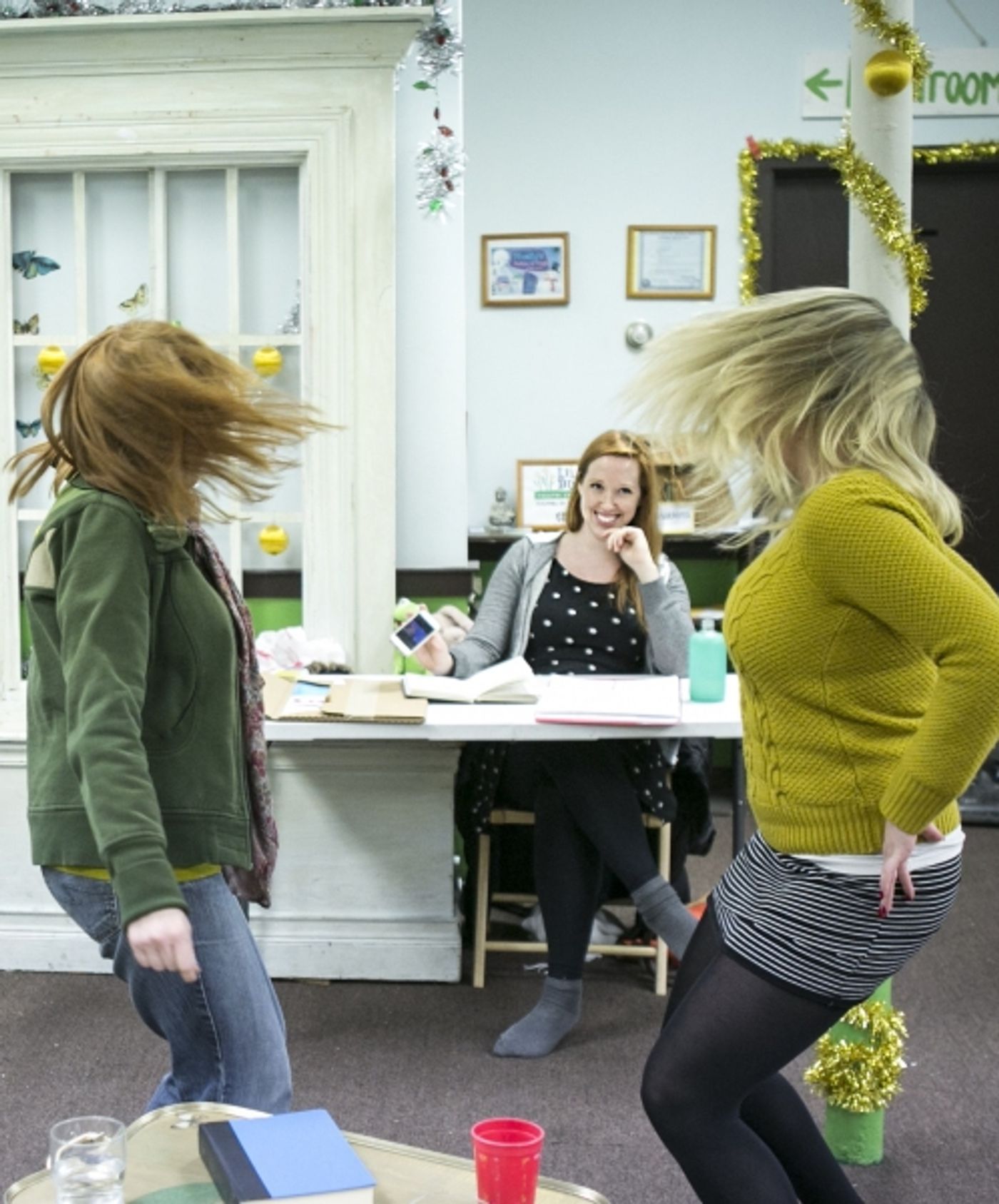 Photo Flash: SPIKE HEELS in Rehearsal at The Brown Paper Box Co.  Image