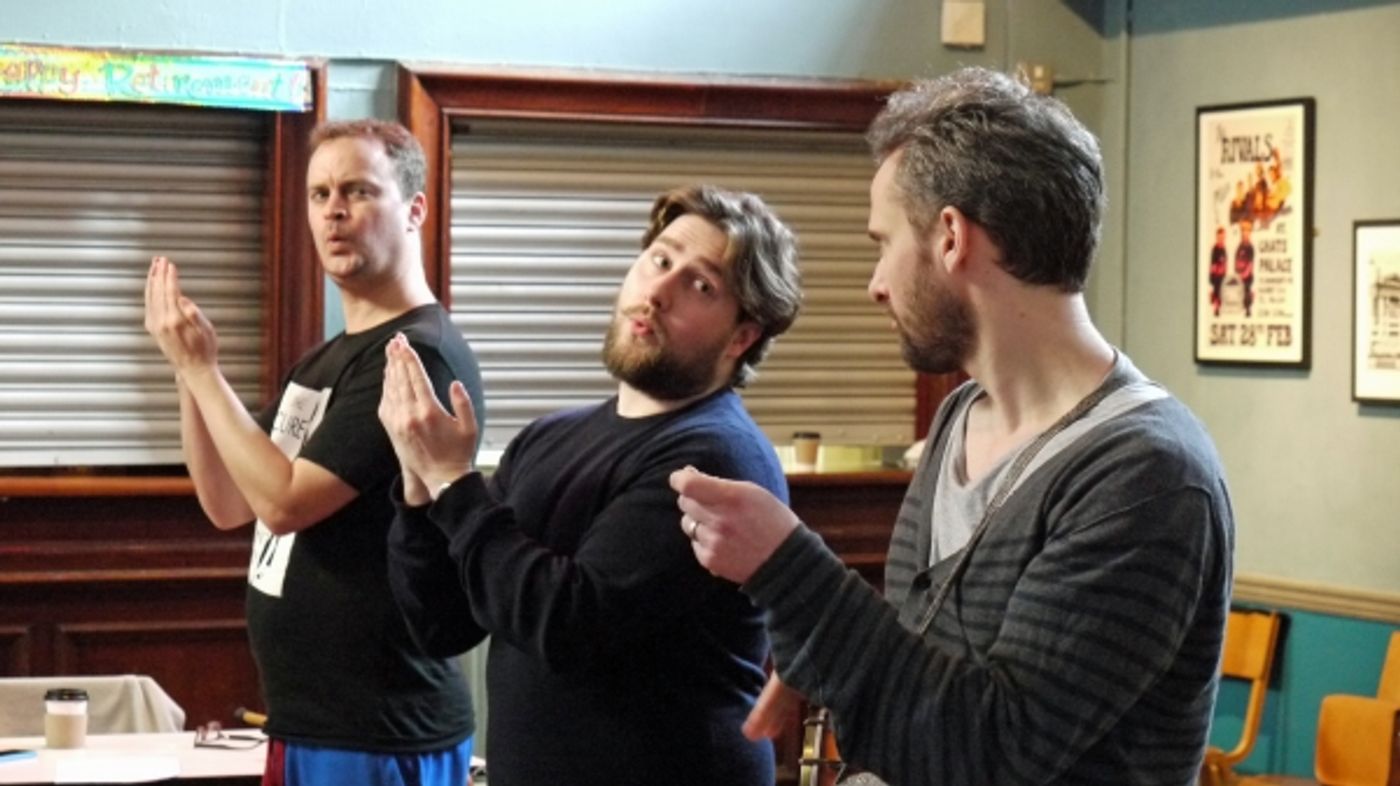 Photo Flash: In Rehearsal with the UK Touring Cast of THREE MEN IN A BOAT  Image