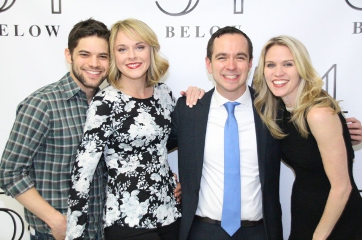 Jeremy Jordan, Ashley Spencer, Benjamin Rauhala, and Lauren Kennedy at 