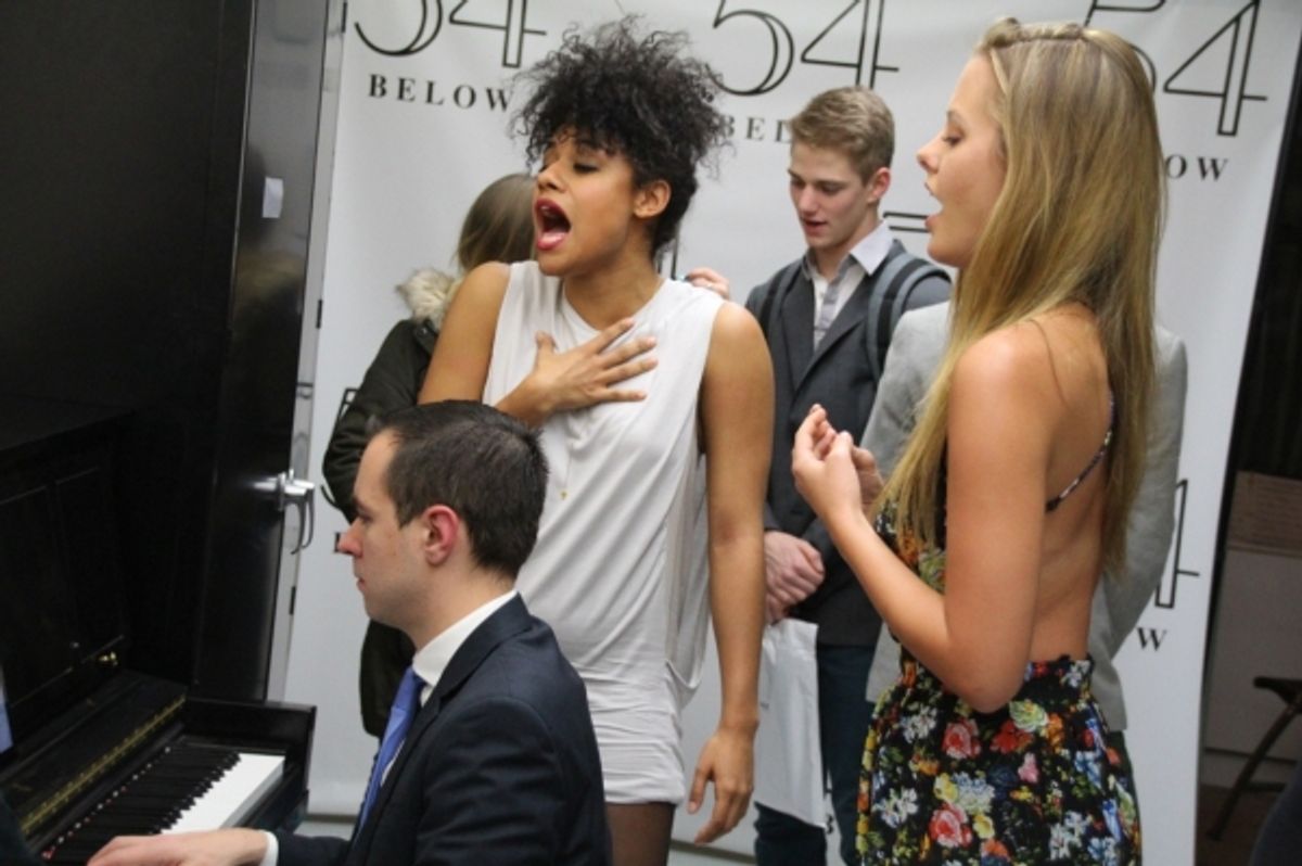 Ariana DeBose, Kate Rockwell, Benjamin Rauhala at 