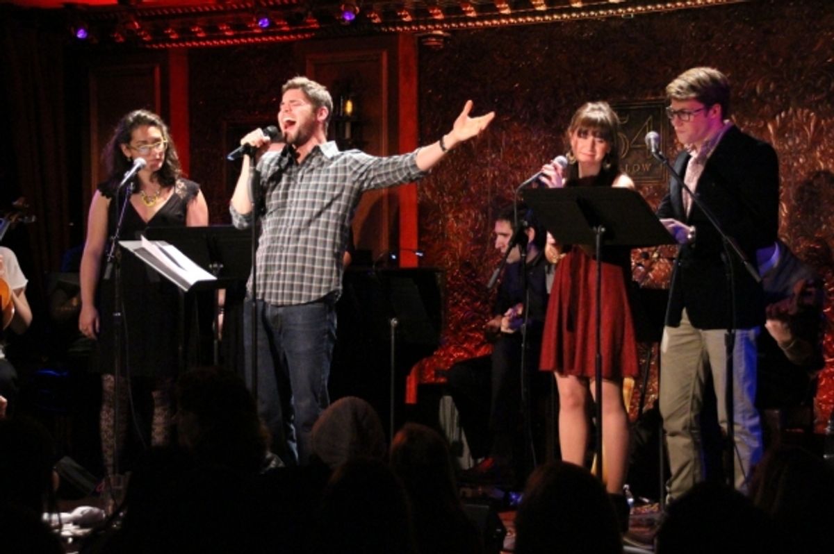 Jeremy Jordan, Jillian Soares, Tara Minogue, and Jeff Oâ€™Donnell at 