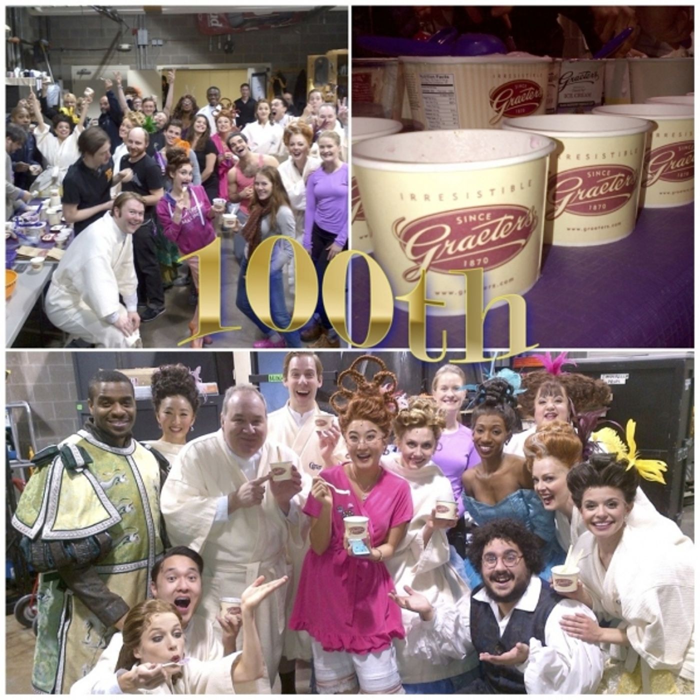 Photo Flash: CINDERELLA Cast Celebrates 100th Performance on the Road!  Image