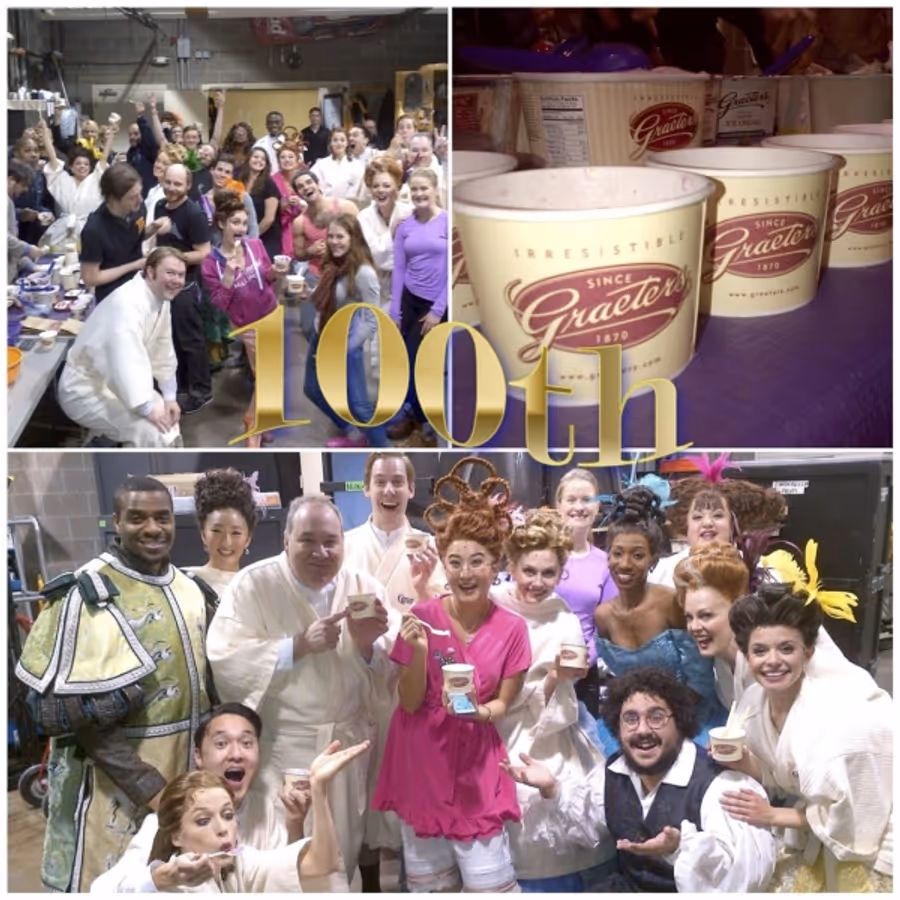 Photo Flash: CINDERELLA Cast Celebrates 100th Performance on the Road! Image
