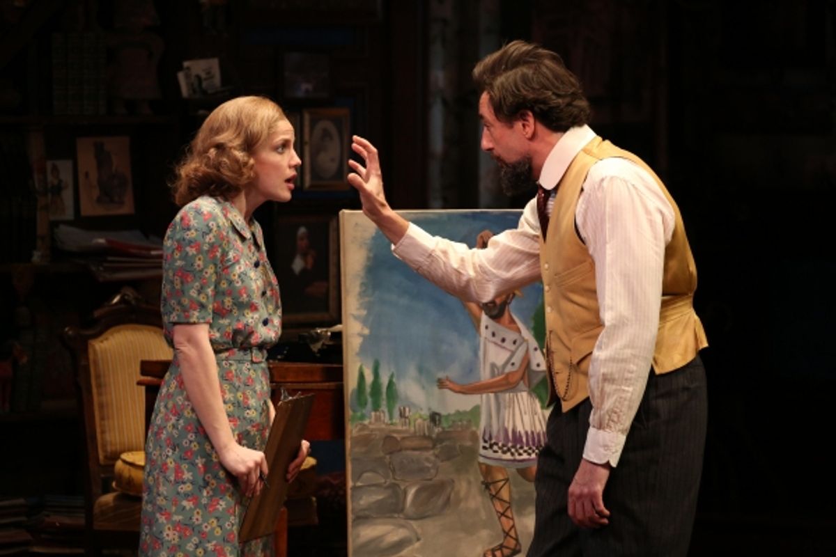 Anna Chlumsky and Reg Rogers at 