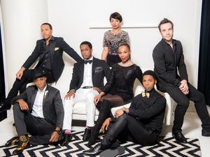 CHRISTIAN DANTE WHITE, LATRISA A. HARPER, ELIJAH AHMAD LEWIS, and MARCUS PAUL JAMES @ BroadwayWorld CHRISTIAN DANTE WHITE, LATRISA A. HARPER, ELIJAH AHMAD LEWIS, and MARCUS PAUL JAMES Photo