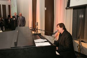 Wade Preston, of Broadway's Movin' Out, performs at the 2015 June Briggs Awards, Janu Photo