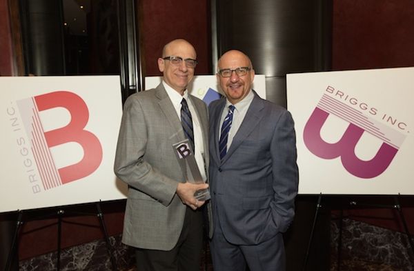 Tom Viola, Executive Director, BC/EFA; Anthony Napoli, President of Briggs, Inc., Jan Photo