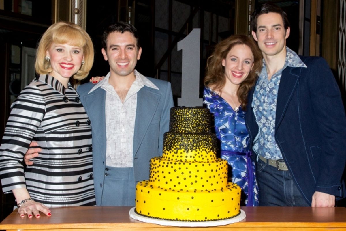 Anika Larsen, Jarrod Spector, Jessie Mueller, Scott J. Campbell at 