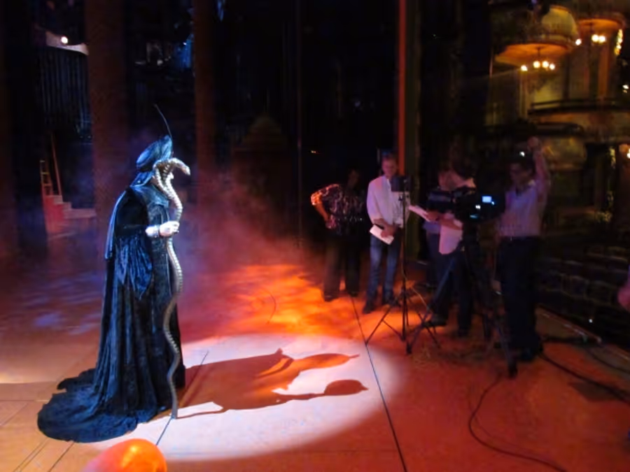 Photo Flash: ALADDIN Cast Preps for Appearance on JEOPARDY Tomorrow! Image