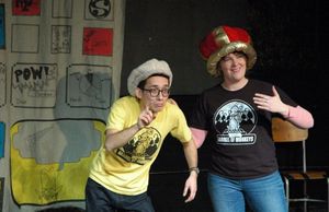 Barrel of Monkeys Company Members Tai Palmgren and Gwen Tulin Photo