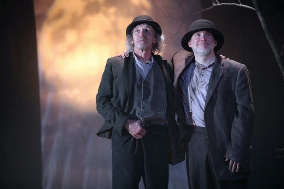 Bruce Cromer as Estragon and Nicholas Rose as Vladimir  at 