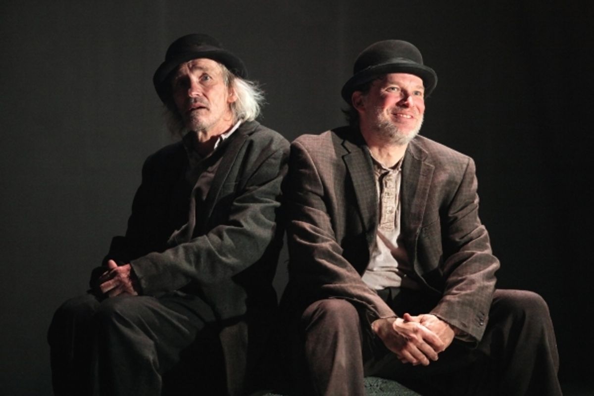 Bruce Cromer as Estragon and Nicholas Rose as Vladimir  at 
