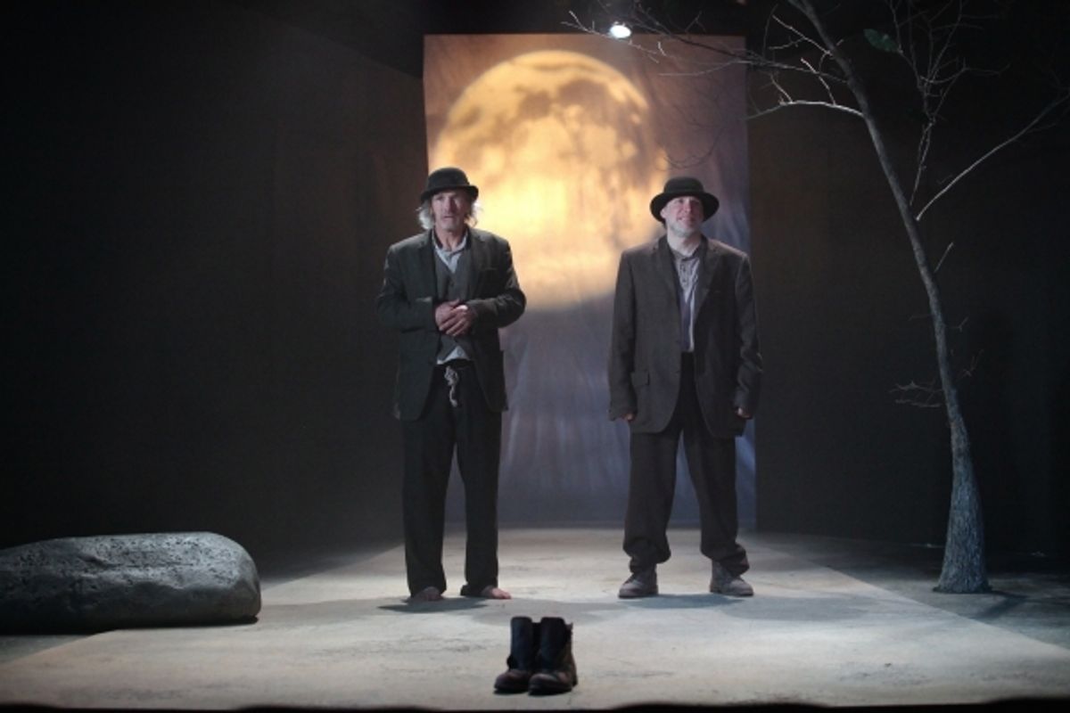 Bruce Cromer as Estragon and Nicholas Rose as Vladimir  at 