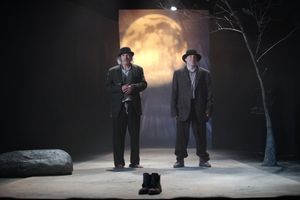 Bruce Cromer as Estragon and Nicholas Rose as Vladimir @ BroadwayWorld Bruce Cromer as Estragon and Nicholas Rose as Vladimir Photo