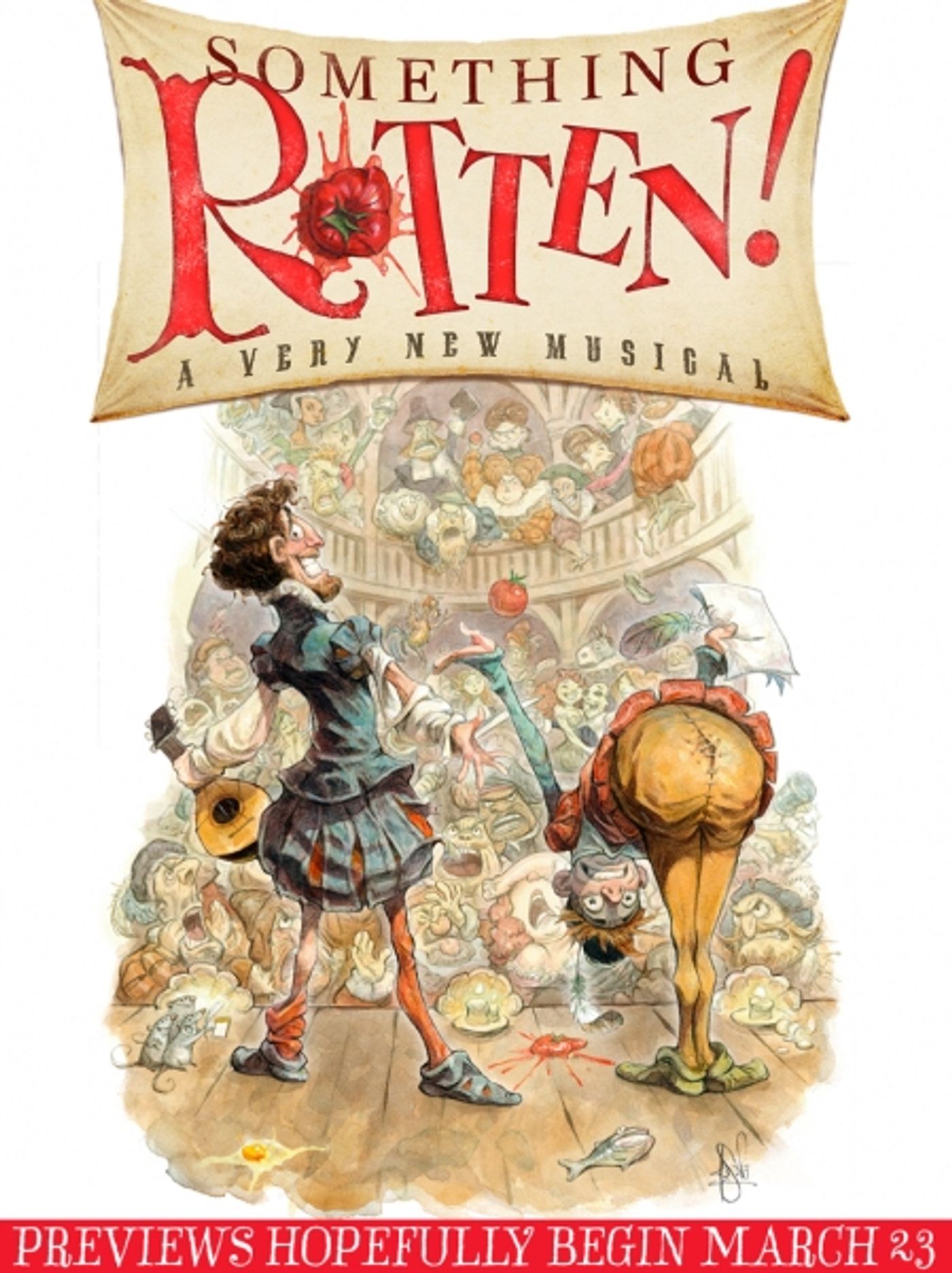 Photo Flash: Quirky New Poster for Broadway's SOMETHING ROTTEN!  Image