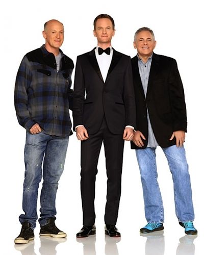 Craig Zadan and Neil Meron with Neil Patrick Harris Photo