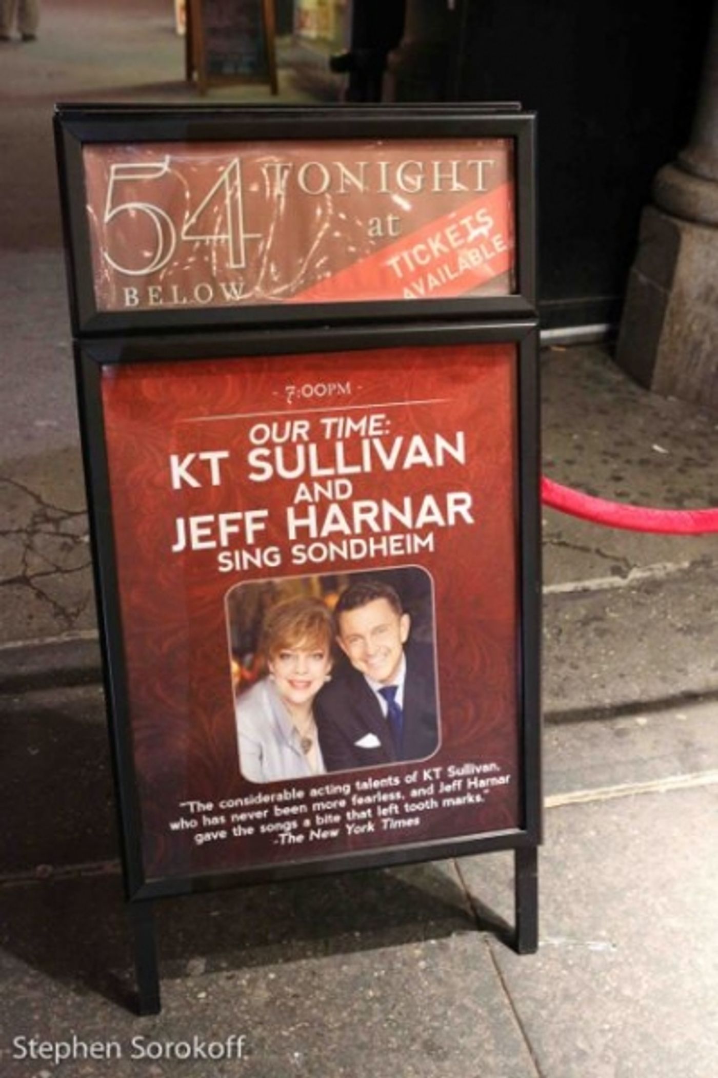 Photo Coverage: KT Sullivan & Jeff Harnar Bring OUR TIME to 54 Below Photo Coverage: KT Sullivan & Jeff Harnar Bring OUR TIME to 54 Below Image