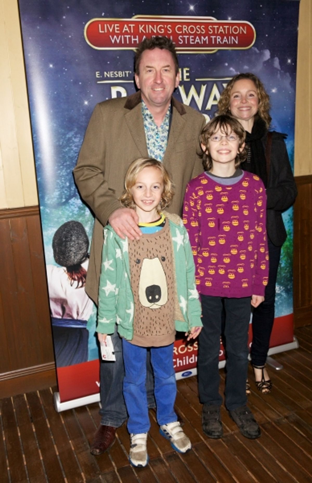 Lee Mack , Arlo McKillip, Louie McKillip and Tara at 