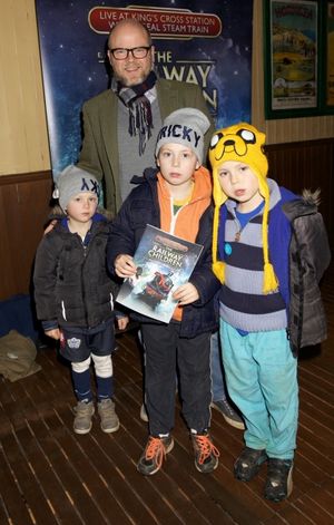 Toby Young and children Photo