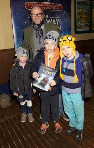 Toby Young and children Photo