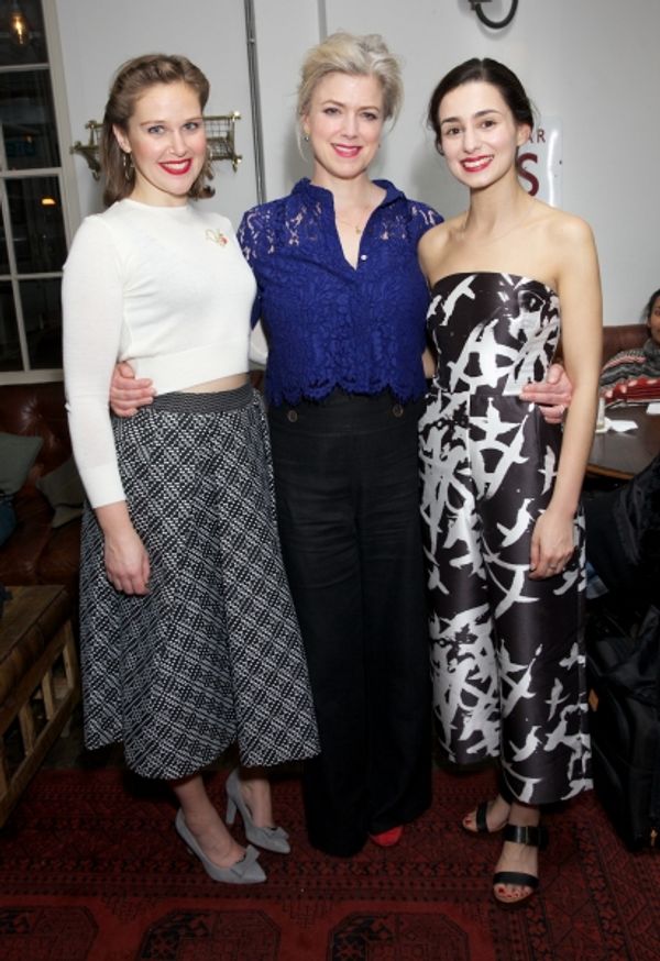 Louise Calf, Caroline Harker and Serena Manteghi Photo