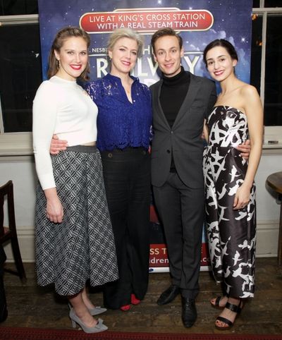 Louise Calf, Caroline Harker, Jack Hardwick and Serena Manteghi Photo