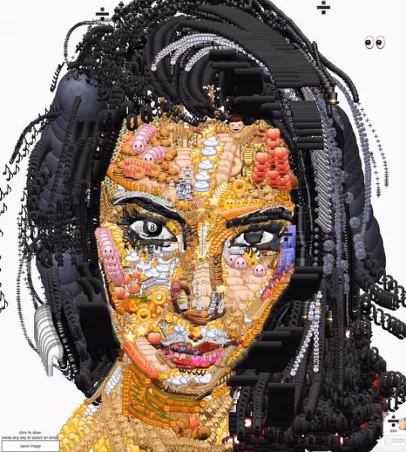Photo Flash: Artist YUNG JAKE Creates Celebrity Portraits Using Emojis Image