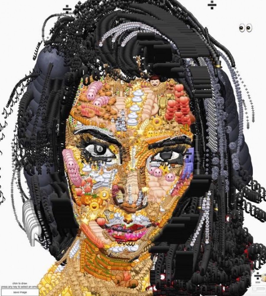 Photo Flash: Artist YUNG JAKE Creates Celebrity Portraits Using Emojis Image