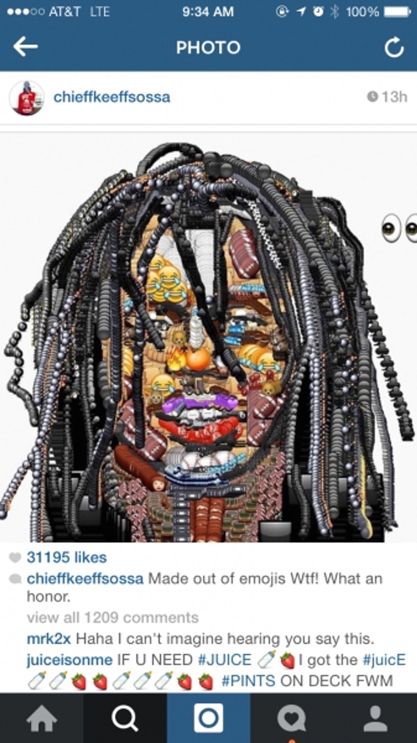 Photo Flash: Artist YUNG JAKE Creates Celebrity Portraits Using Emojis Image