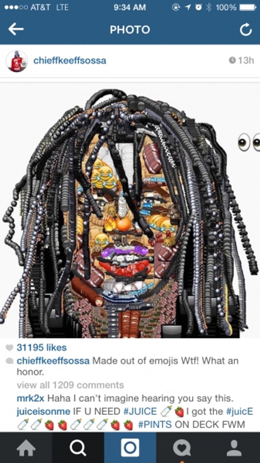Photo Flash: Artist YUNG JAKE Creates Celebrity Portraits Using Emojis Image