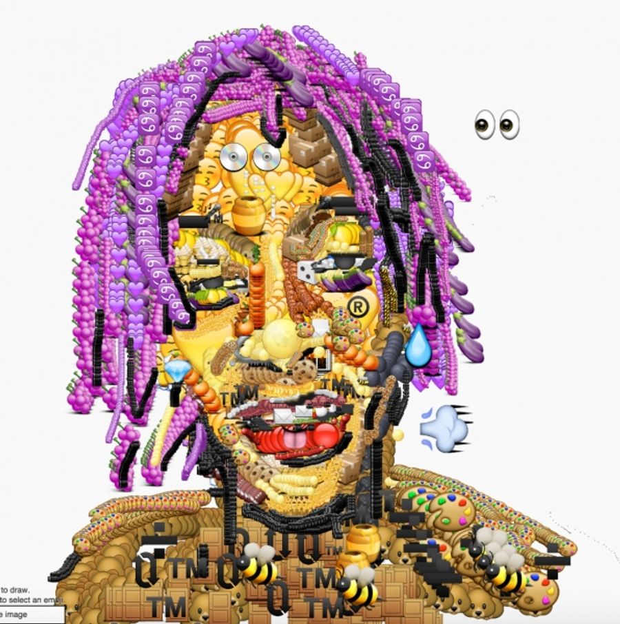 Photo Flash: Artist YUNG JAKE Creates Celebrity Portraits Using Emojis Image
