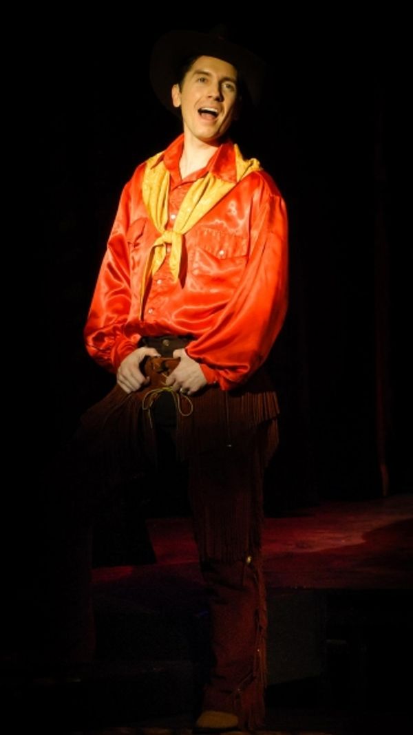 Will Rogers (Marc Fouchi) and the cast of The Will Rogers Follies Photo