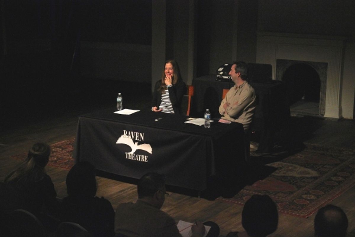 Hallie Foote (left), interviewed by Henry Wishcamper for Raven's 'A Conversation with Hallie Foote About Horton Foote' at 