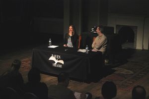 Hallie Foote (left), interviewed by Henry Wishcamper for Raven's 'A Conversation with Photo