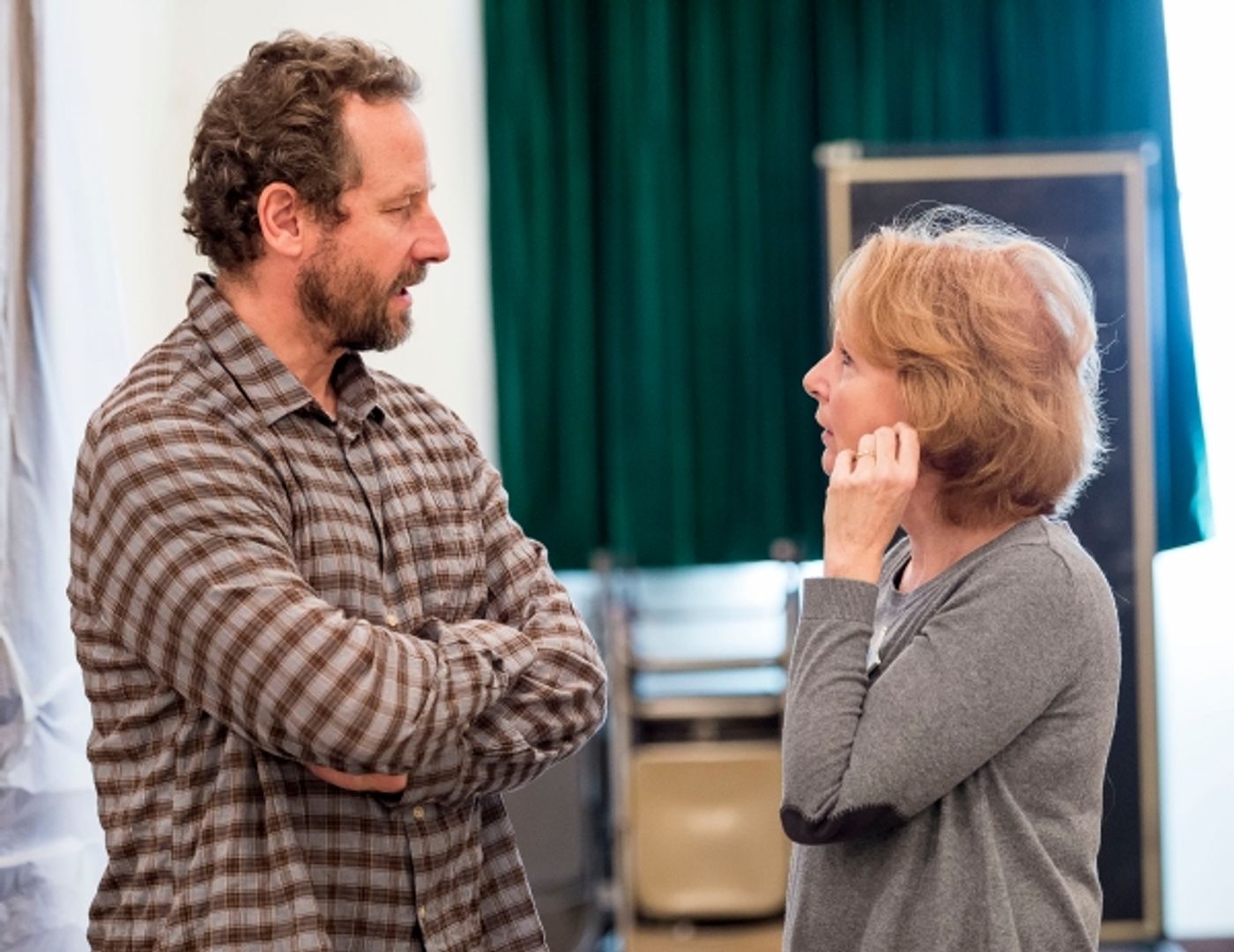 Photo Flash: In Rehearsal with Kate Burton and More for THE PRICE at the Taper  Image