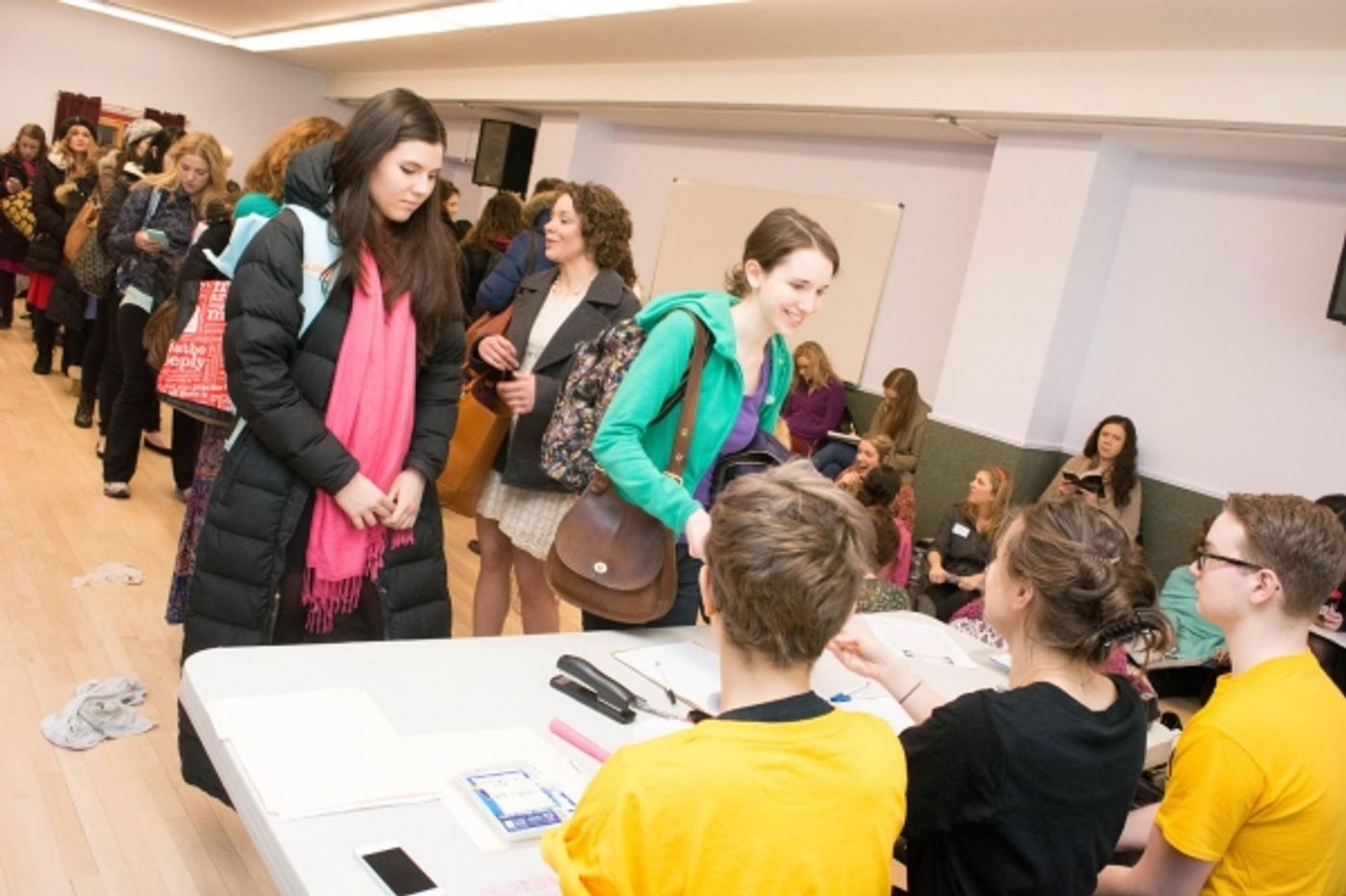 Photo Flash: Inside Today's Open Casting Call for Broadway's BEAUTIFUL! Photo Flash: Inside Today's Open Casting Call for Broadway's BEAUTIFUL! Image