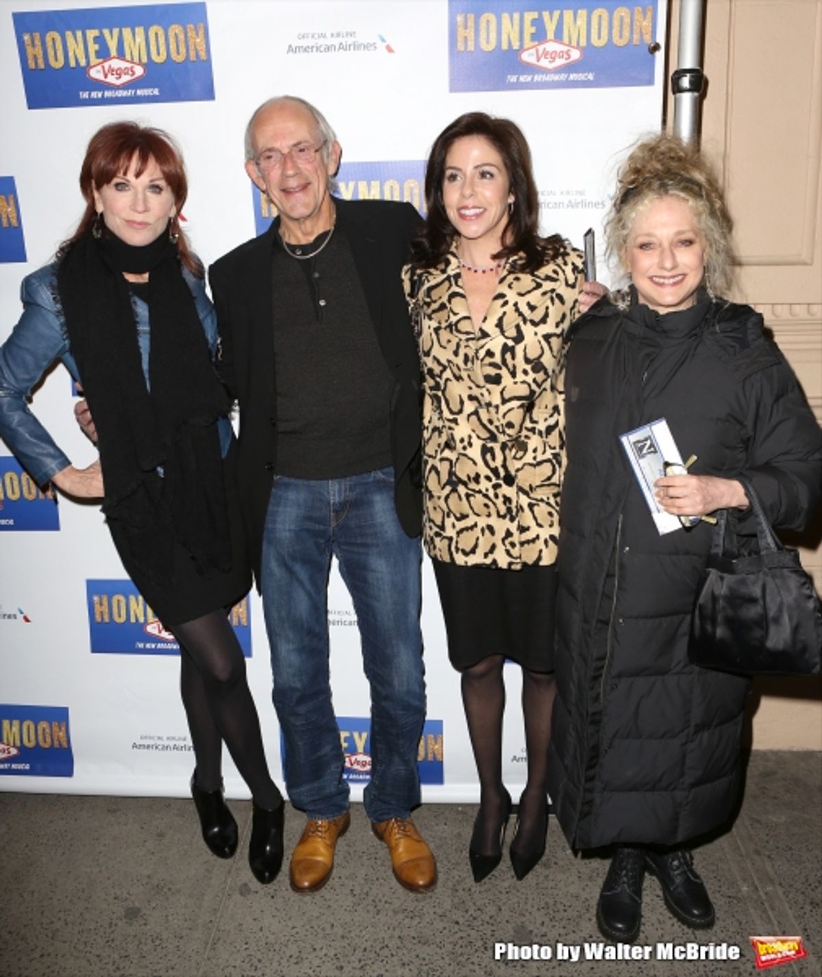Marilu Henner, Christopher Lloyd with wife Jane Walker Wood and Carol Kane  at 