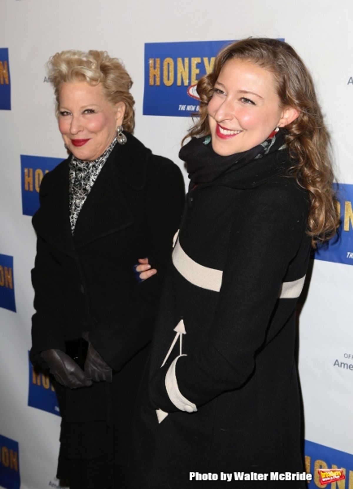  Bette Midler and daughter Sophie von Haselberg  at 