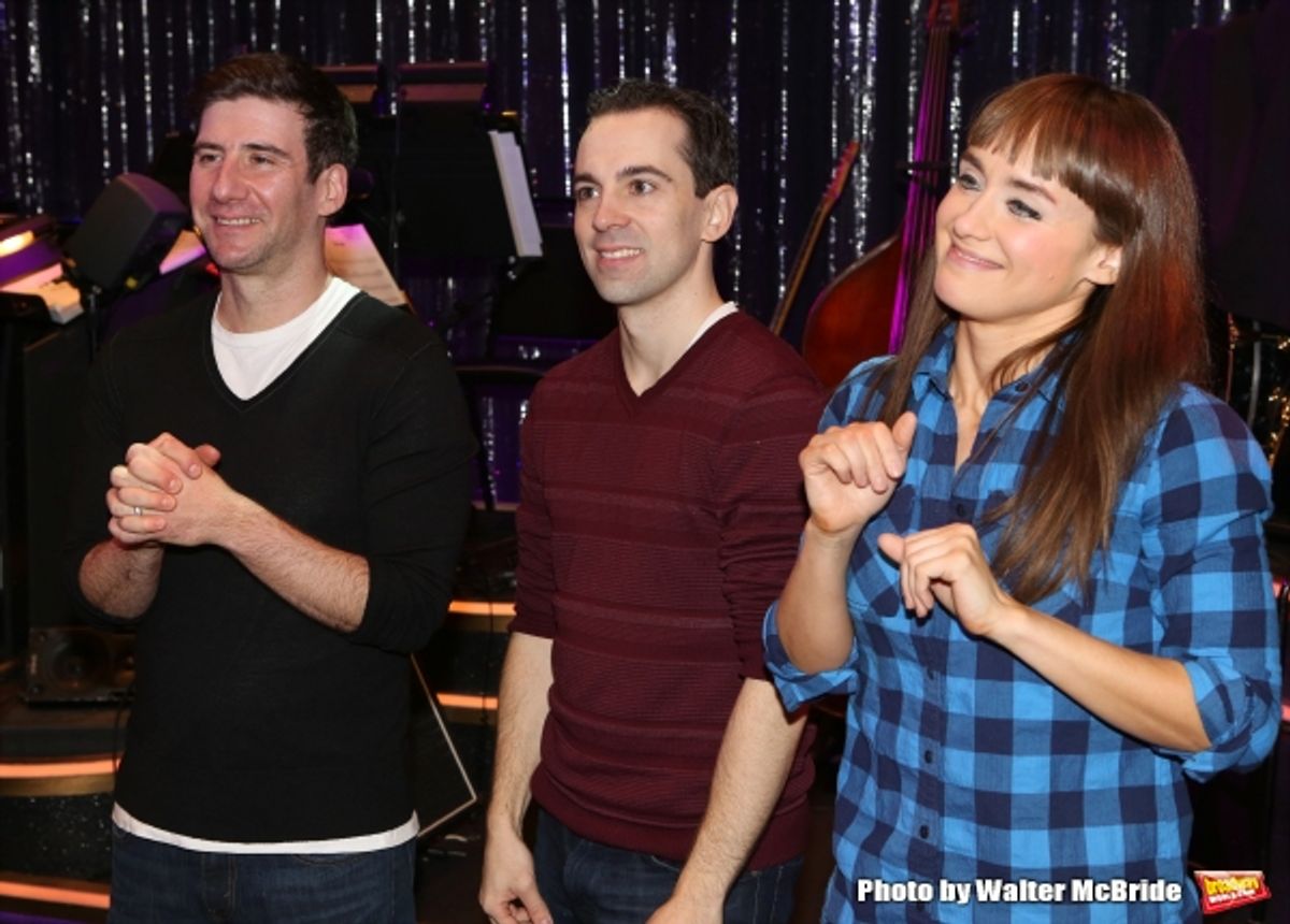 David Josefsberg, Rob McClure and Brynn O'Malley  at 
